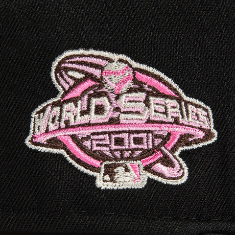 New Era 59Fifty Cookies and Cream Arizona Diamondbacks 2001 World Series Patch Hat - Black