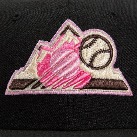 New Era 59Fifty Cookies and Cream Colorado Rockies 2021 All Star Game Patch Hat - Black
