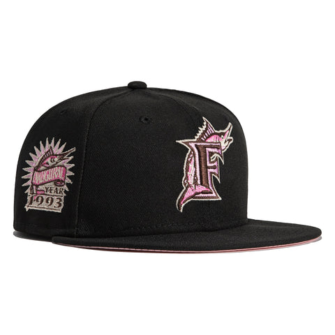 New Era 59Fifty Cookies and Cream Miami Marlins Inaugural Patch Hat - Black