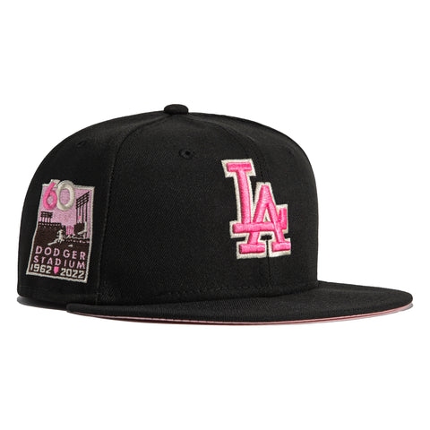 New Era 59Fifty Cookies and Cream Los Angeles Dodgers 60th Anniversary Stadium Patch Hat - Black