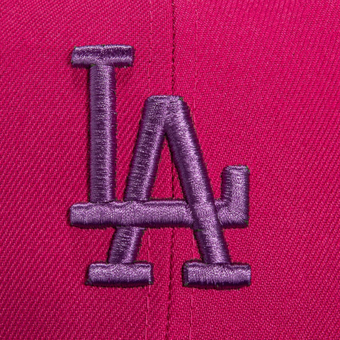 New Era 59Fifty Jae Tips Forever Los Angeles Dodgers 1978 World Series Patch Hat- Magenta, Purple
