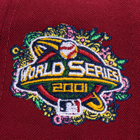 New Era 59Fifty Jae Tips Forever New York Yankees 2001 World Series Patch Hat- Cardinal, Red