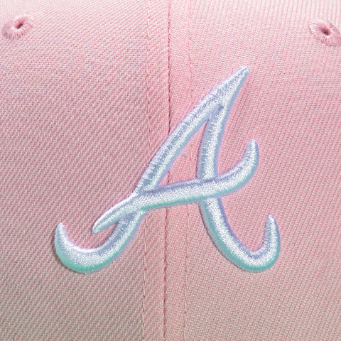 New Era 59Fifty Jae Tips Forever Atlanta Braves 2000 All Star Game Patch Hat - Pink, Lime Green