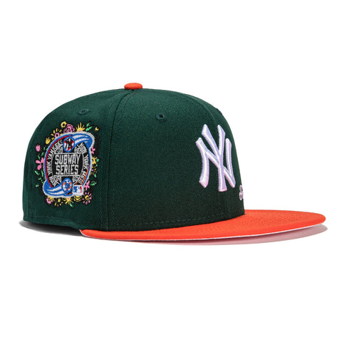 New Era 59Fifty Jae Tips Forever New York Yankees 2000 Subway Series Patch Hat- Green, Orange