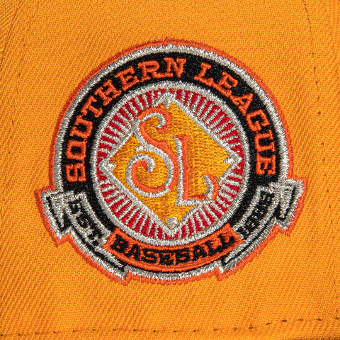 New Era 59Fifty Memphis Chicks Hat - Light Orange, Black