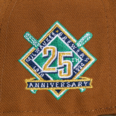 New Era 59FIFTY Earthtone St Louis Cardinals 100th Anniversary Patch Hat - Khaki, Olive Khaki/Olive / 7 1/4