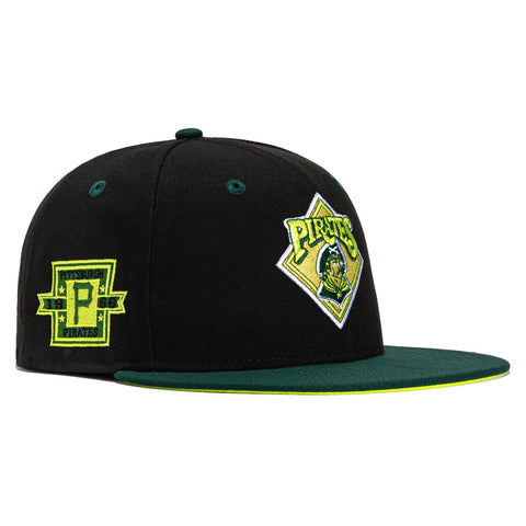 New Era 59Fifty Pittsburgh Pirates 1960 Patch Hat- Black, Green