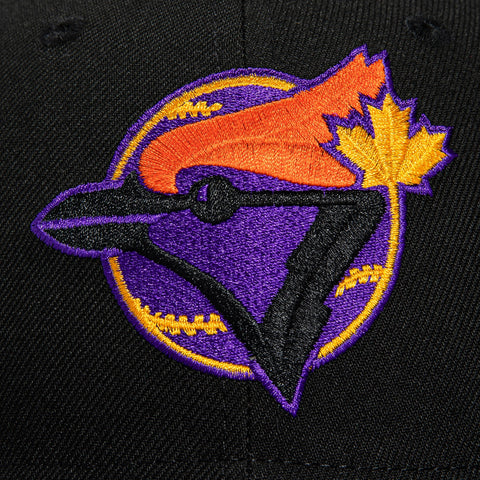 New Era 59Fifty Toronto Blue Jays 1992 World Series Patch Hat - Black, Purple, Orange