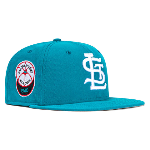 St. Louis Cardinals All Baby Blue Basic STL Gray UV New Era 59FIFTY Fitted  Hat
