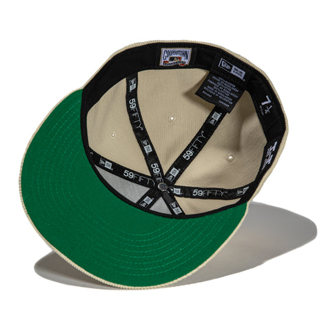 New Era 59Fifty Champagne Corduroy San Diego Padres 40th Anniversary Patch Friar Hat - Tan
