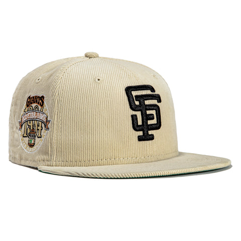 New Era 59Fifty Champagne Corduroy San Francisco Giants 1984 All Star Game Patch Hat - Tan