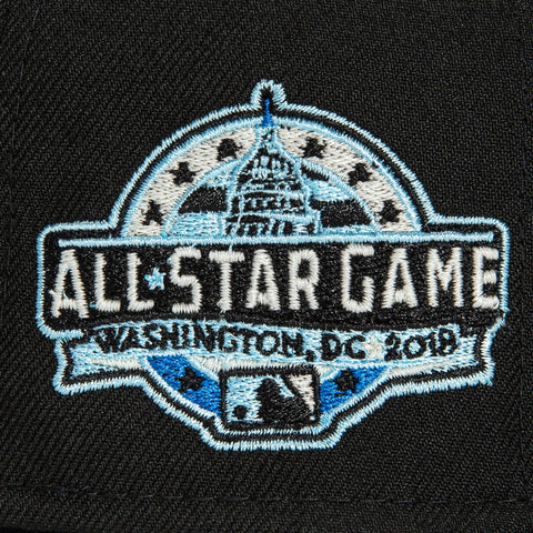 New Era 59Fifty Northern Lights Washington Nationals 2018 All Star Game Patch Hat - Black, Green