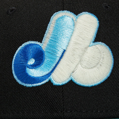 New Era 59Fifty Northern Lights Montreal Expos 25th Anniversary Patch Hat - Black, Green