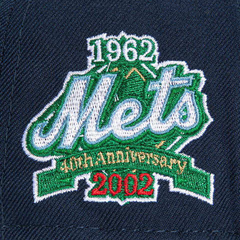 New Era 59Fifty Blockbuster New York Mets 40th Anniversary Patch Hat - Navy
