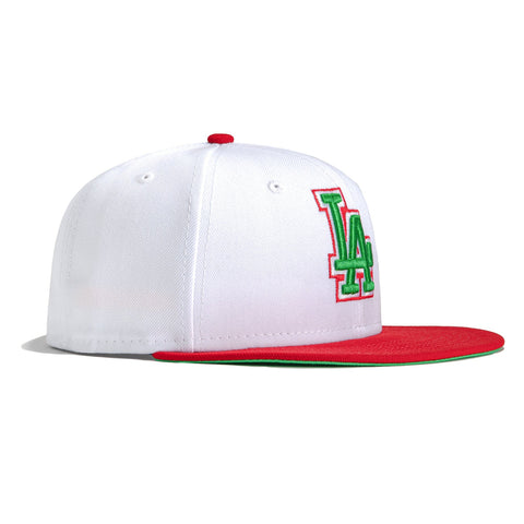 New Era 59Fifty Blockbuster Los Angeles Dodgers Hat - White, Red