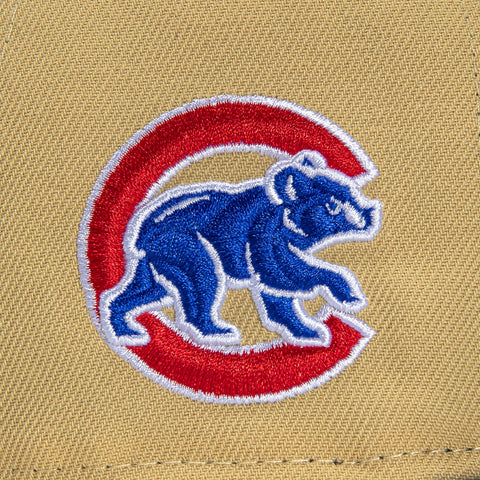 New Era 59Fifty Toothpick Pack Chicago Cubs Logo Patch Alternate Hat - Tan, Royal