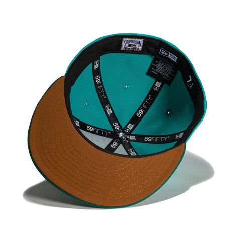 New Era 59Fifty Trop Juice Tampa Bay Rays Tropicana Field Patch Hat - Teal, Green, Brown