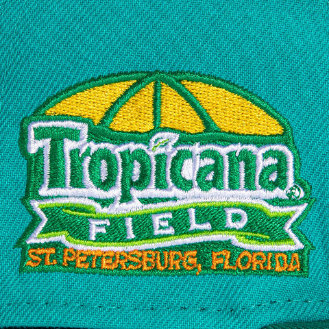 New Era 59Fifty Trop Juice Tampa Bay Rays Tropicana Field Patch Hat - Teal, Green, Brown