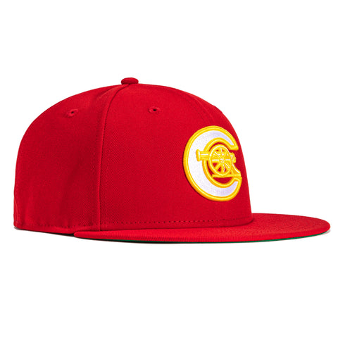 New Era 59Fifty Calgary Cannons Hat - Red, White, Gold