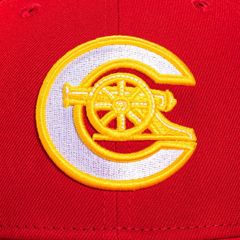 New Era 59Fifty Calgary Cannons Hat - Red, White, Gold