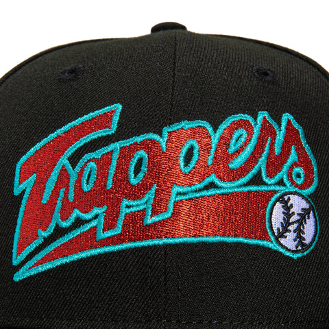 New Era 59Fifty Edmonton Trappers Hat - Black, Red, Teal
