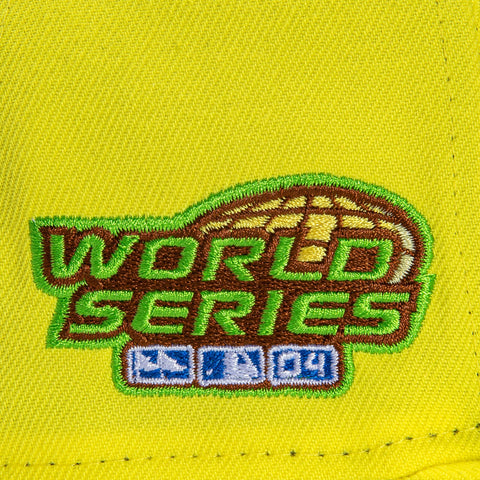 New Era 59Fifty Real Facts Boston Red Sox 2004 World Series Patch Hat - Yellow