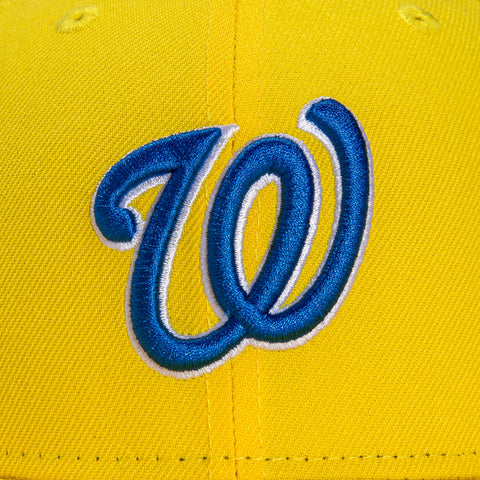 New Era 59Fifty Real Facts Washington Nationals 10th Anniversary Patch Hat - Gold