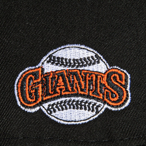 New Era 59Fifty Black Dome San Francisco Giants Logo Patch Hat - Black
