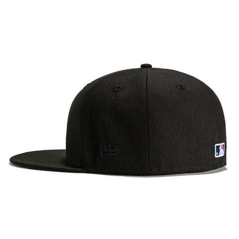 New Era 59Fifty Black Dome Cleveland Guardians Logo Patch Word Hat - Black
