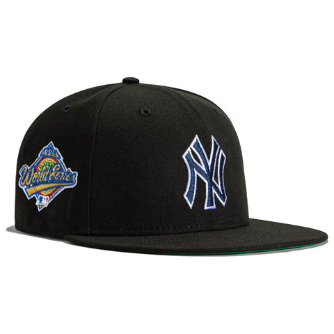 New Era 59Fifty Black Dome New York Yankees 1996 World Series Patch Hat - Black