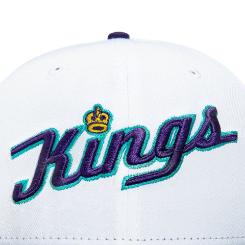 New Era 59Fifty Rushmore Queens City Kings Hometown Collection Patch Hat - White, Purple
