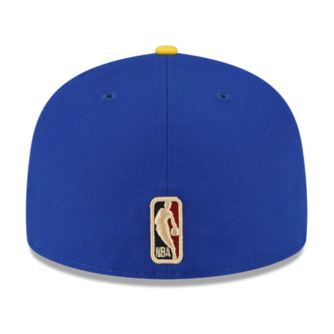 New Era 59Fifty Hardwood Classic Golden State Warriors Hat - Royal, Gold