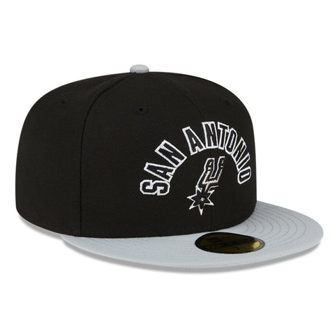 New Era 59Fifty Hardwood Classic San Antonio Spurs Hat - Black, Gray