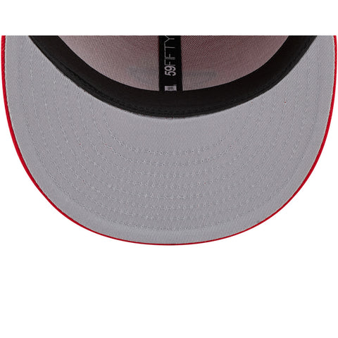 New Era 59Fifty Hardwood Classic Miami Heat Hat - White, Red