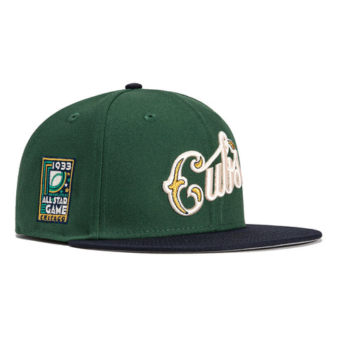 New Era 59Fifty Chicago Cubs 1933 All Star Game Patch Hat - Green, Navy