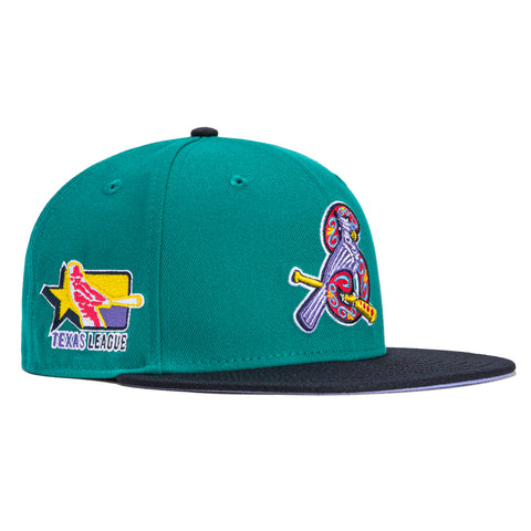 New Era 59Fifty Rushmore Springfield Cardinals Texas League Patch Hat - Teal, Navy