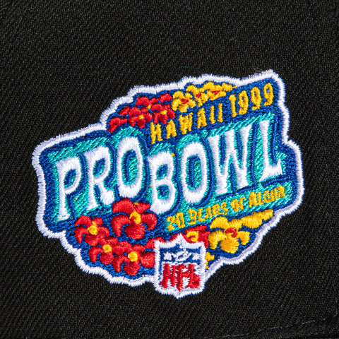 New Era 59Fifty Black Dome Minnesota Vikings 1999 Pro Bowl Patch Word Hat - Black