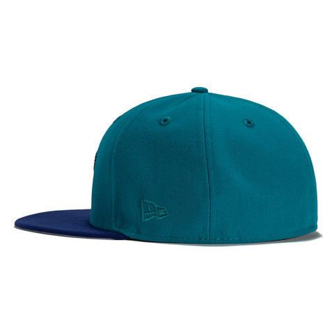 New Era 59Fifty Jae Tips Philadelphia Eagles 75th Anniversary Patch Hat - Teal, Royal
