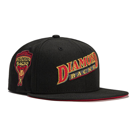 New Era 59Fifty Heartbreaker Arizona Diamondbacks Inaugural Patch Word Hat - Black