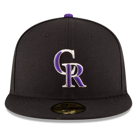 New Era 59Fifty Colorado Rockies 30th Anniversary Patch Game Hat - Black