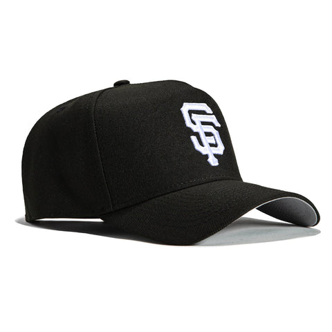 New Era 9Forty A-Frame San Francisco Giants Snapback Hat - Black, White