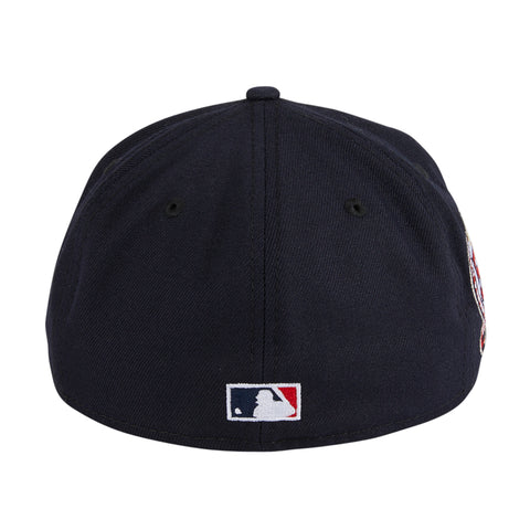 New Era 59Fifty Los Angeles Angels 50th Anniversary Patch Hat - Navy, Red, Metallic Gold