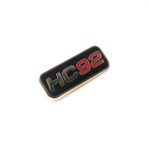 Hat Club HC92 Sport Pin - Black, Red, Gold