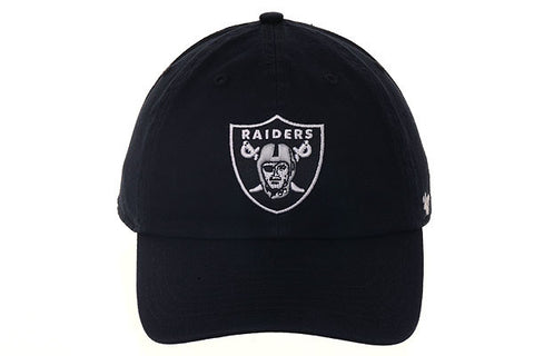 47 Brand Oakland Raiders Cleanup Adjustable Hat - Black